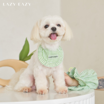 Lazy Eazy little cute spat with striped Get Pet Purse cat Dog small dog scarf Scarlet Saliva pocket