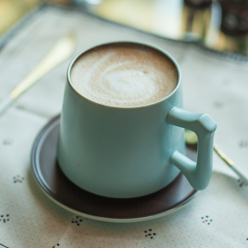 咖啡杯碟套装欧式个性陶瓷杯子情侣创意简约水杯茶杯牛奶杯马克杯产品展示图4