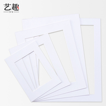 Yiqu solid wood photo frame setting table hanging wall photo wall lining cardboard 6 inch 7 8 10 12 16 A4 A3