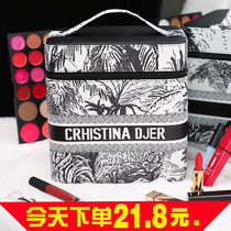 Cosmetic bag 2021 new net red advanced sense skin care product box large capacity female portable simple storage box portable