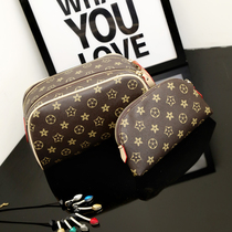 Big name cosmetic bag Clutch bag Portable large capacity skin care products storage bag Small portable wash bag Travel simple