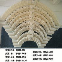 Roman column mold building template ABS plastic steel European semi-circular window arch window set factory direct sales