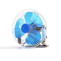 8 inch belt clip car fan 12v 24v Volt car small electric fan large truck air conditioner large wind cooling fan