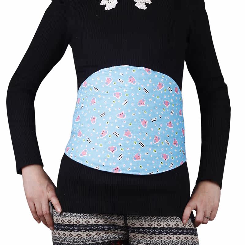 艾怡佳艾绒护胃肚兜护肚脐护腰带女士棉肚兜成人暖宫暖胃jh