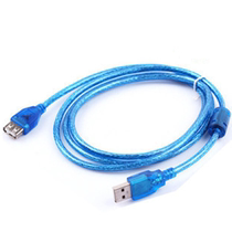 Hot pin USB extended USB lengthening line USB male head 3 m transparent with magnetic ring USB2 0