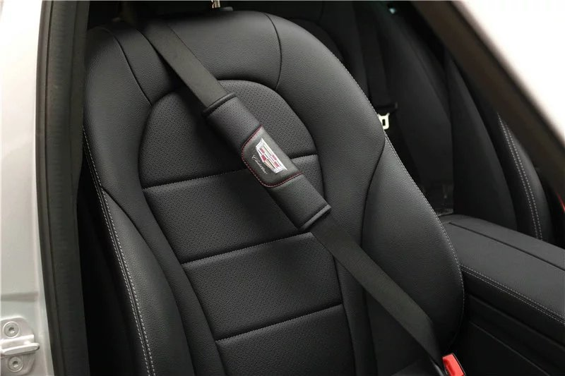 凯迪拉克汽车安全带护肩套atsl xts xt5 ats-l改装安全带护肩真皮