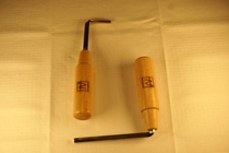 (Rusi Acoustic)Brand custom wooden handle folk guitar hex wrench 4mm 5mm specifications optional