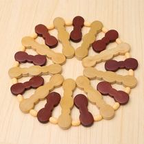 Round square coasters table mats bowl mats Pan mats bamboo insulation mats for family hotels beautifully environmentally friendly