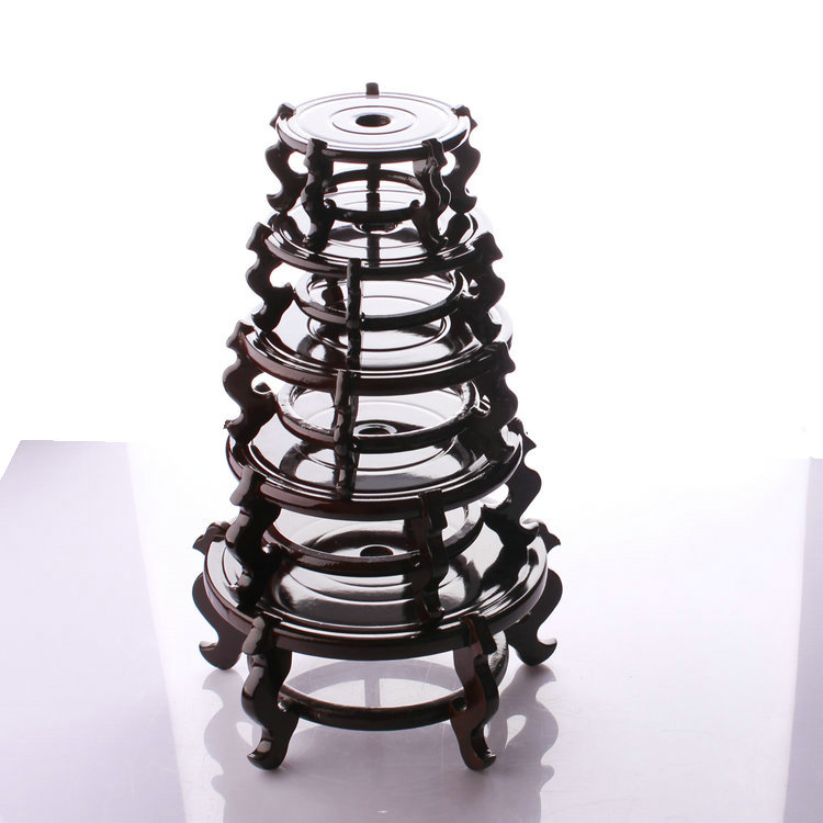 kistler base flower pot crafts base fish tank vase base shelf wine jar frame round plastic flower stand