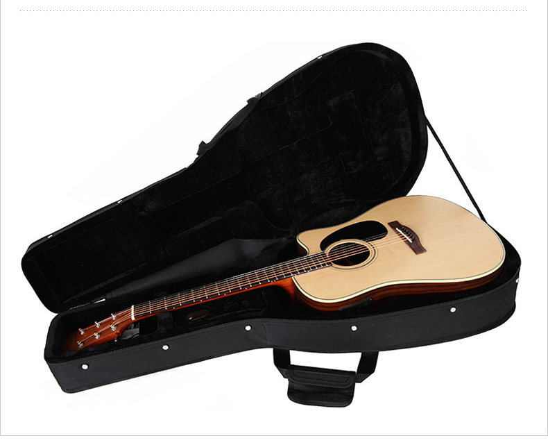 santafe圣菲民谣古典木吉他琴盒41寸吉他品加厚泡沫吉它琴箱