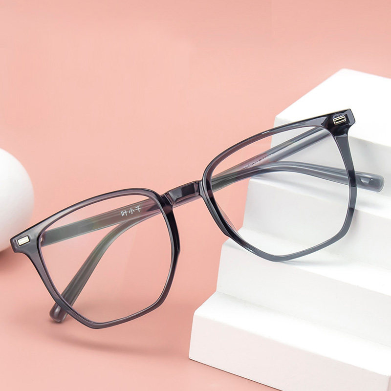 千叶眼镜黑框防蓝光防辐眼镜可配度数(热品库)