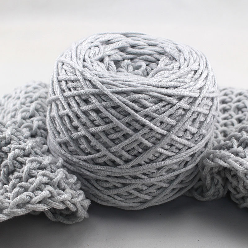 山羊公主 多股围巾线 粗毛线 男女织围巾毛线 棒针线 粗棉线 韩棉_折2