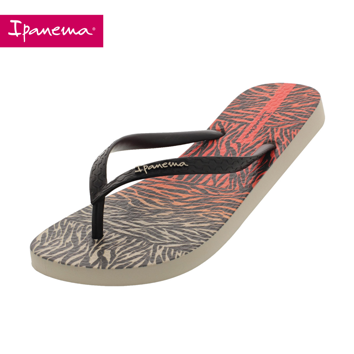 ipanema2018年新品女士人字拖 每日系列潮流印花拖鞋巴西进口