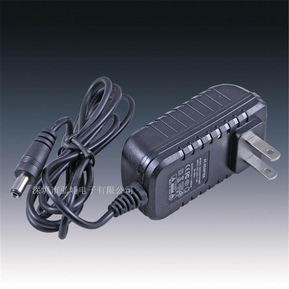 12v-1.5a电源适配器 dc5.52.1mm国标/美规插头