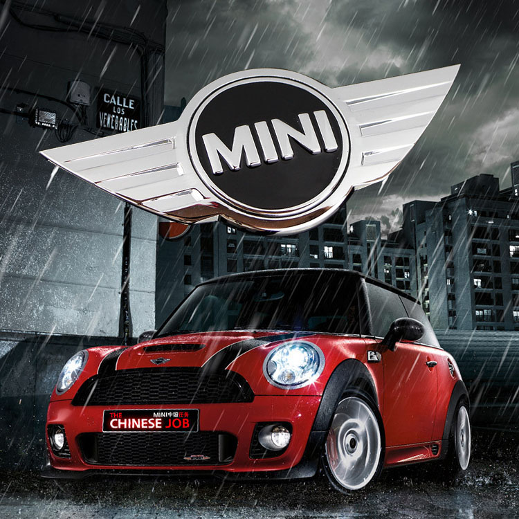 原装配件 宝马迷你 mini r50 r52 原装前后车标 前部机盖标志车标