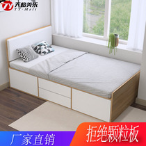 Solid wood balcony tatami bed single bed modern simple small apartment Box storage bed drawer storage bay window 1m