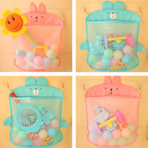 Baby Bathroom Bath Toys Baby Cartoon Hanging Bag Toiletries Mesh Storage Bag Water Play Toy Bag