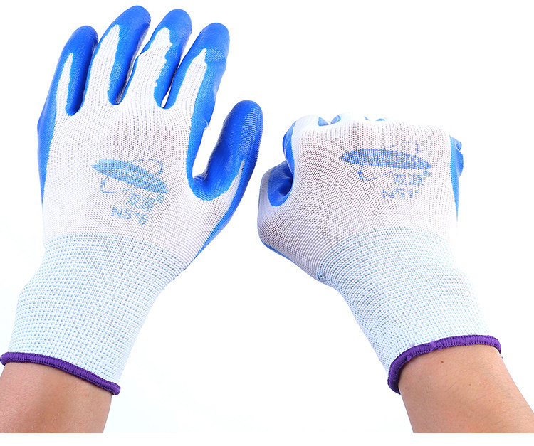 手套劳保耐磨工作防水防滑塑胶橡胶工业浸胶带胶胶皮工地手套包邮