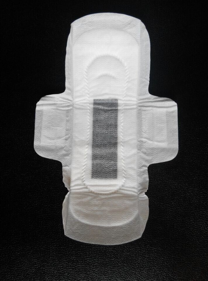 正品海济姬灵日用竹炭负离子卫生巾棉柔亲肤超强吸收抑菌6包包邮