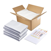 High adhesive transparent back adhesive bag adhesive box document bag special price A5 size low to RMB12 bag factory straight hair