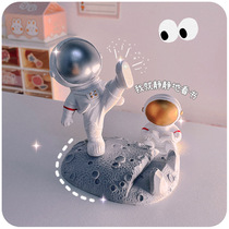 Happiness Sensation Male and female Inspiring Healing Department Small Objects Dormitory Practical Creative Bracket Cute Astronaut Pendulum