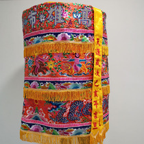 Flat embroidered plus word Ssangyong Worship Tower Eight Immortals big parasol big treasure cover umbrella cover diameter 82 cm can be customized