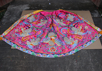 Taoist Tianlong embroidery grain scale nine Phoenix clothes mother goddess Jiufeng robe God cloak Custom 1 2 meters