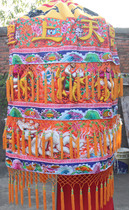 Religious Taoism 8 feet 5 big umbrella Dabao cover floating embroidered word Eight Immortals double dragon umbrella cover high 1 meter diameter 0 8 meters customized