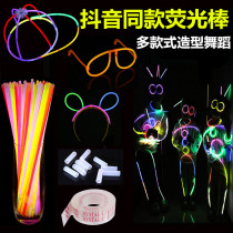 Luminous childrens toys luminous running silver hat glowing windmill tremble sound with fluorescent stick dance concert