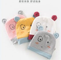 Tong Tai hat baby warm hat 4-8 months baby animal modeling cap ear protection double layer elastic cap