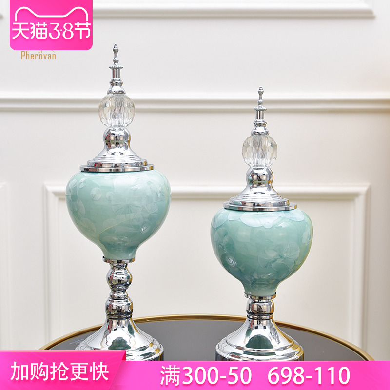 European wine table decorations TV ark, furnishing articles household act the role ofing is tasted, the sitting room porch key-2 luxury decoration porcelain vase