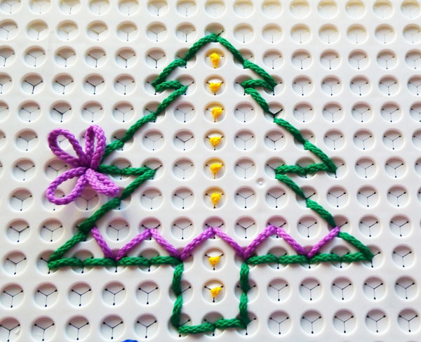 趣威/乐风车 幼幼魔法黏线板 儿童益智亲子互动手工制作玩具diy