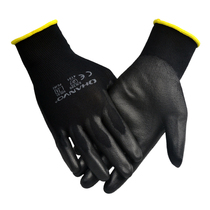 Henghui PE302 thin PU coated fine labor insurance gloves wear-resistant non-slip hardware assembly breathable patch