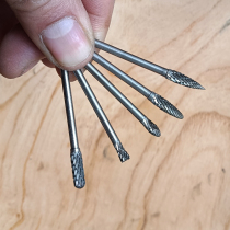 Carbide mold milling cutter rotary file electric tungsten steel grinding cutter 3 mm handle efficiency is high without dust