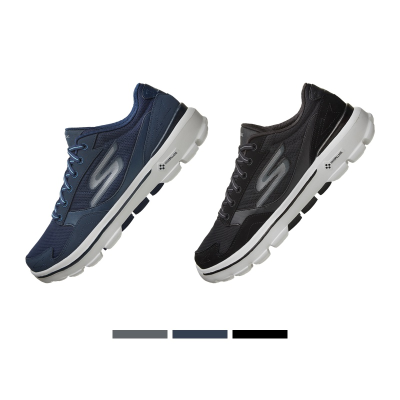 Skechers斯凯奇男鞋低帮鞋缓震健步鞋 网布拼接休闲鞋运动鞋54056 Skechers斯凯奇男鞋低帮鞋缓震健步鞋 网布拼接休闲鞋运动鞋54056