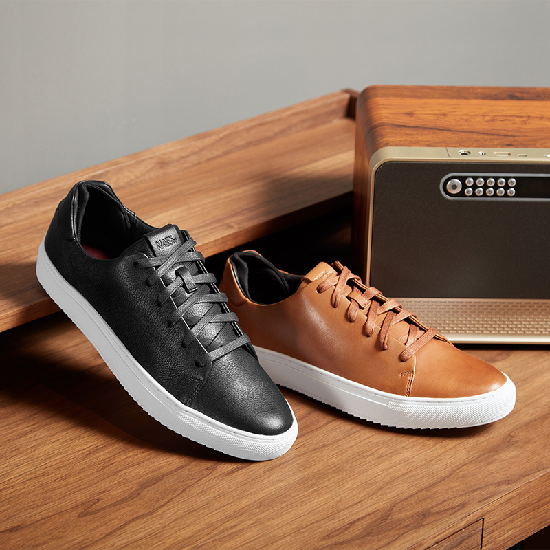 Skechers斯凯奇新品设计师款男鞋时尚绑带真皮休闲鞋板鞋 68621 Skechers斯凯奇新品设计师款男鞋时尚绑带真皮休闲鞋板鞋 68621
