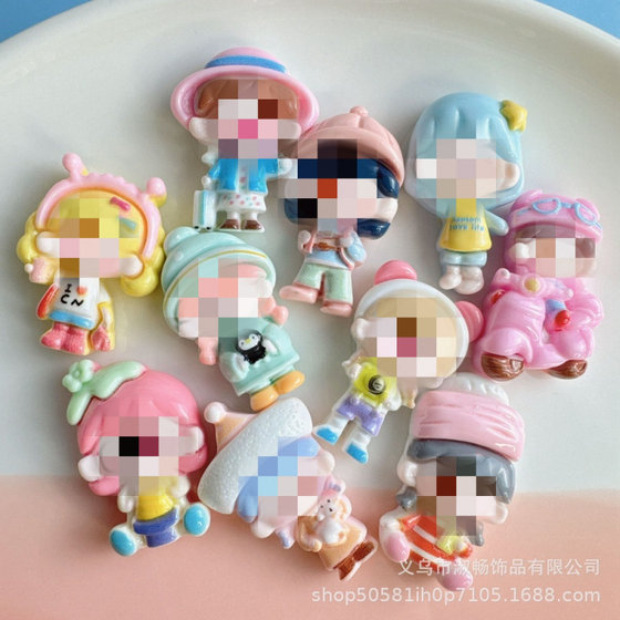 만화 귀여운 여동생 수지 액세서리 크림 접착제 DIY 휴대 전화 케이스 냉장고 스티커 펜던트 만화 귀여운 여동생 수지 액세서리 크림 접착제 DIY 휴대 전화 케이스 냉장고 스티커 펜던트