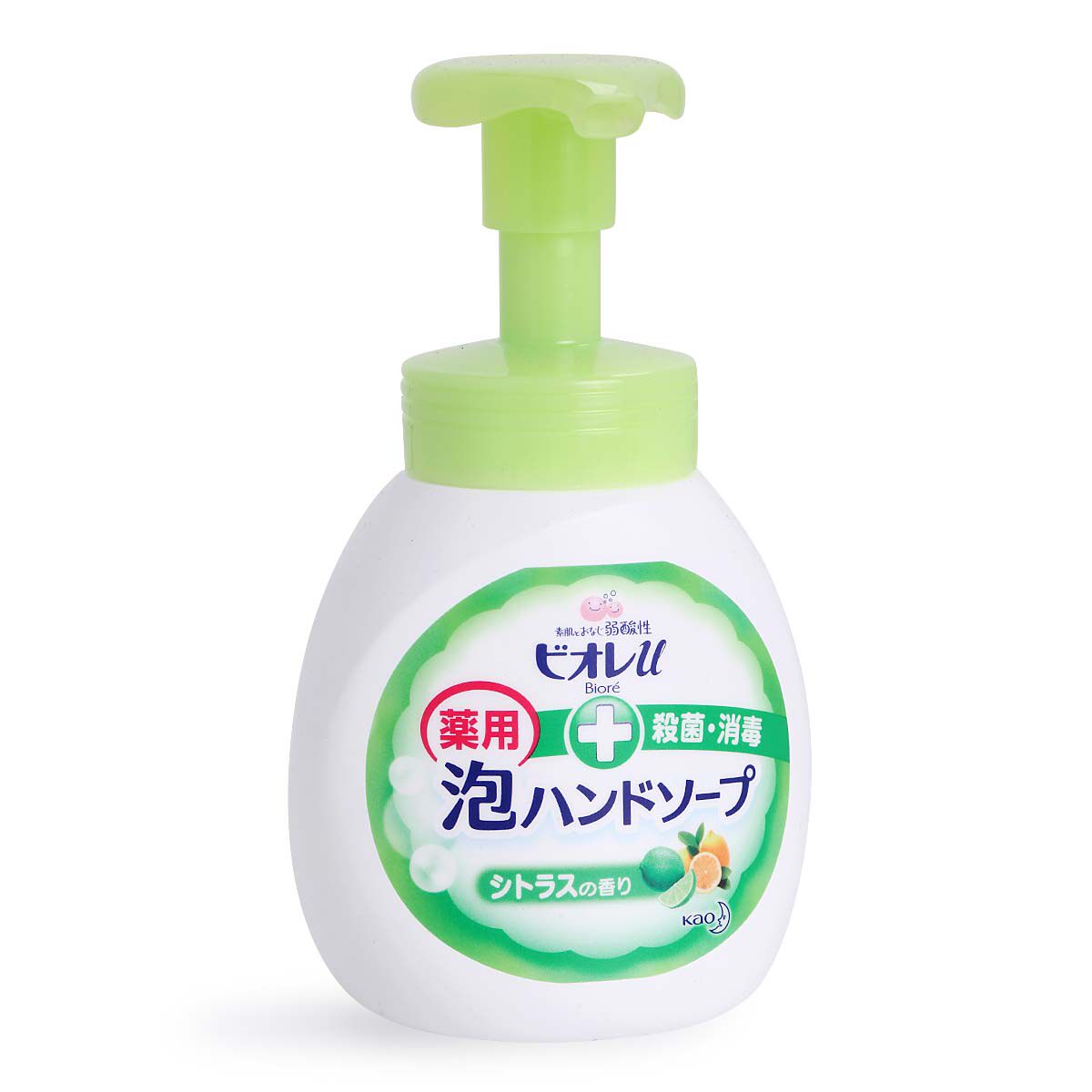 日本花王儿童洗手液泡沫型婴幼儿成人洗手液宝宝手部清洁柑橘香型