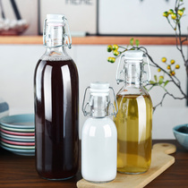 Emilia metal bullet buckle rubber stopper sealed water bottle oil bottle Italy imported Bormioli Rocco spot