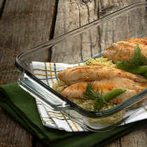 Bake Dish reinforced tempered glass baking tray US imports Anchor Hocking baking mold spot