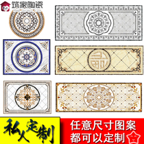 Customized parquet floor tiles living room aisle restaurant microcrystalline brick porch corridor throbbed stone custom puzzle tiles