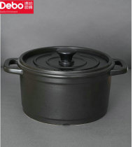 debo debo heat-resistant ceramic soup pot spodumene kaolin soup pot 2 5L stew pot casserole high-grade stew pot