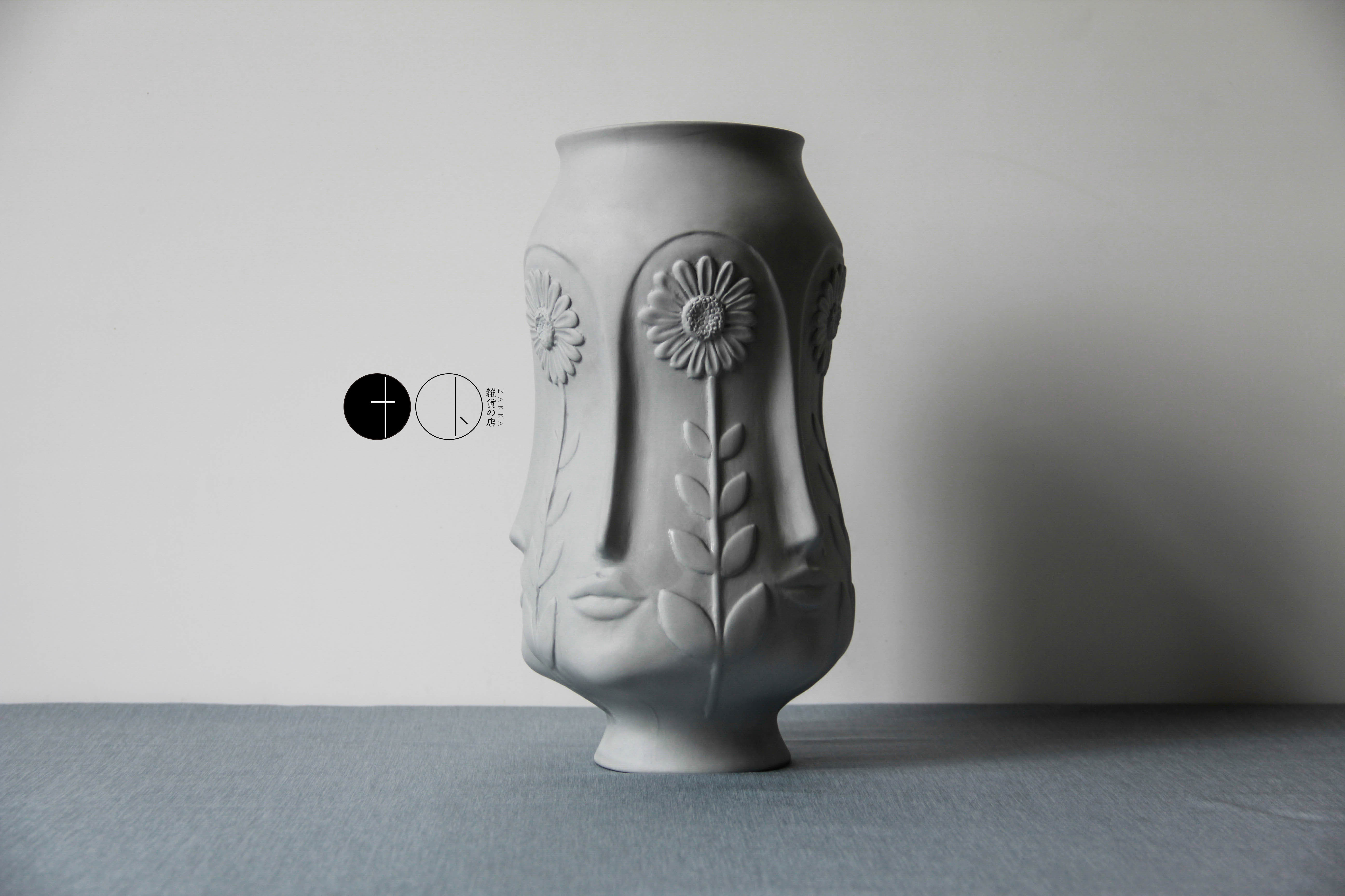 【十卜】jonathanadler抽象人脸陶瓷花瓶原单