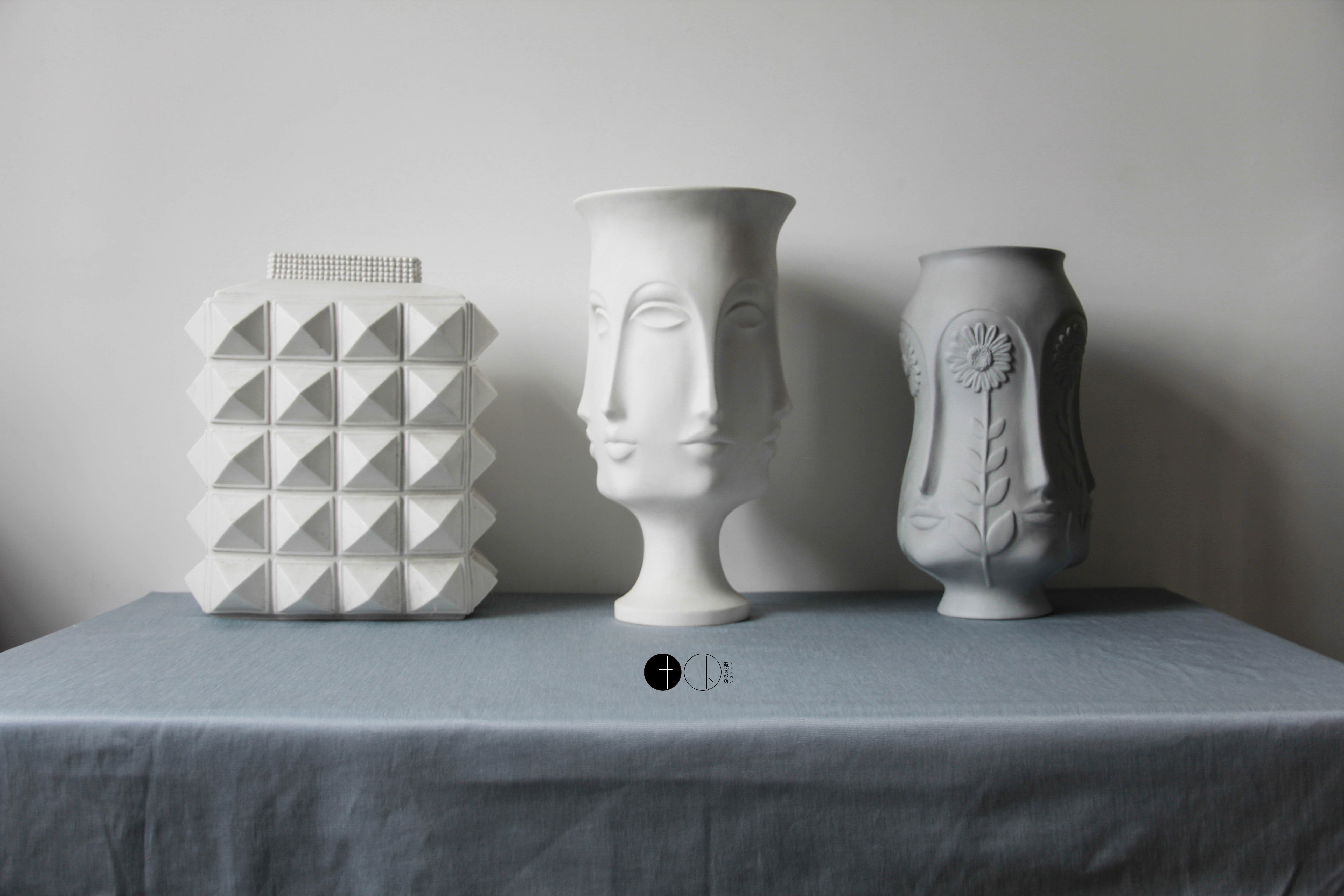 【十卜】jonathanadler抽象人脸陶瓷花瓶原单