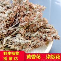 Yunnan wild plant mimmenghua dyed rice flower 500g yellow rice dyed flower five color rice dyed rice flower yellow fragrant flower