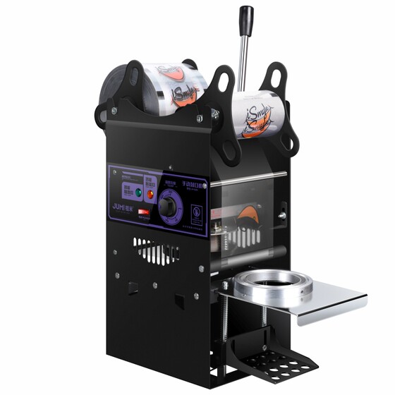 Orange rice B29 manual pearl milk tea sealing machine hand pressure soy milk beverage cup sealing machine high cup commercial sealing 18cm Orange rice B29 manual pearl milk tea sealing machine hand pressure soy milk beverage cup sealing machine high cup commercial sealing 18cm