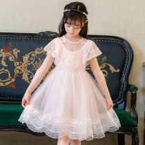 Princess dress summer 2021 little girl Western yarn dress Baby lace dress Childrens a-line skirt tutu 61