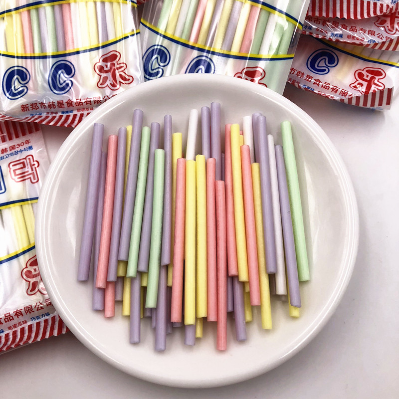 韩星cc乐吸管糖90后8090小时候的怀旧棒棒糖果童年儿时回忆小零食
