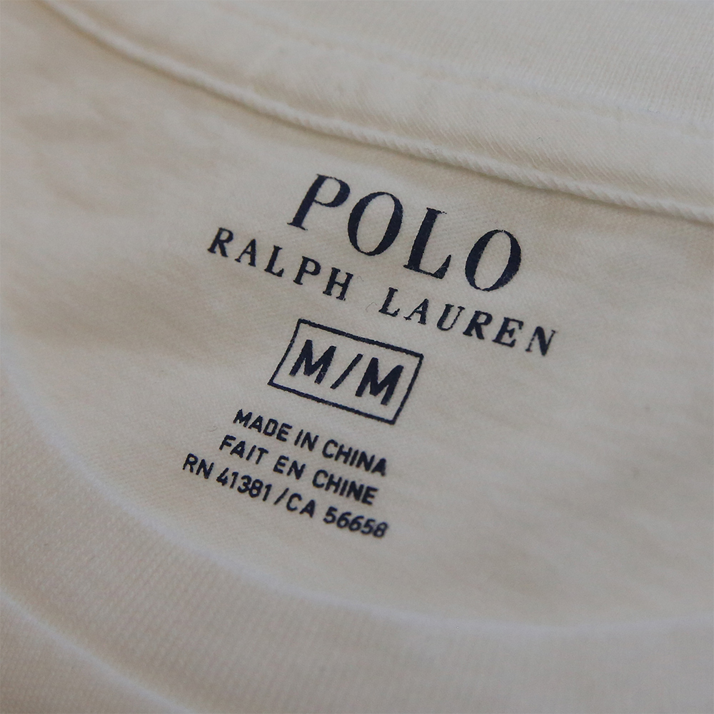 polo ralph lauren 拉夫劳伦男士纯棉长袖t恤 纯色长袖t恤