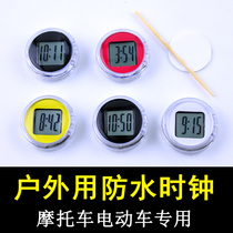 Motorcycle electronic watch electric car car clock Mavericks N1 time accessories electronic clock paste 12-hour system